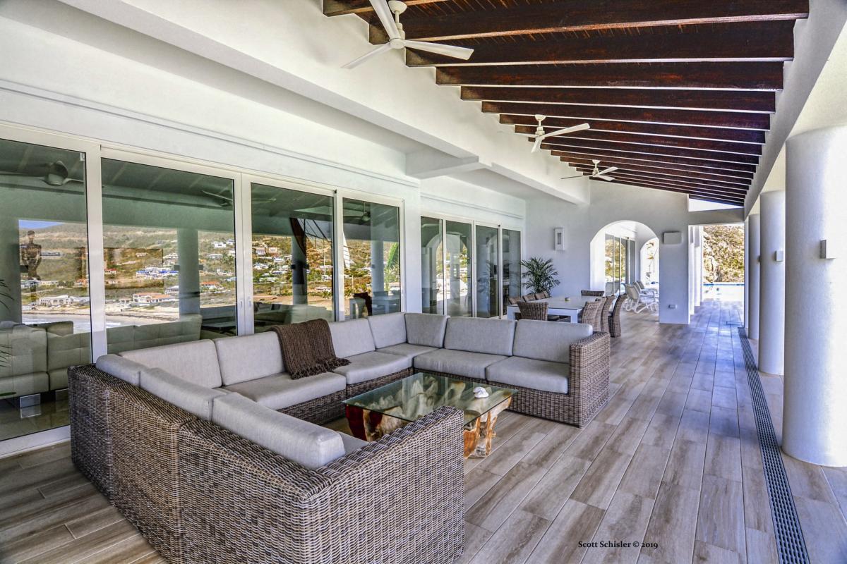 A louer villa 6 chambres Guana Bay Saint Martin_ Terrasse - 11